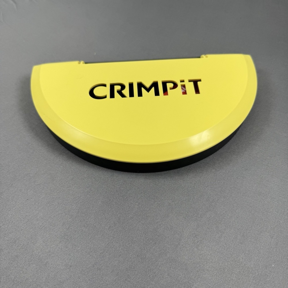 Crimpit 10" Plus Tortilla Sealer Yellow Plastic Model Crimpit Kitchen Tool